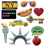 The glitz, the glamor, the hot dogs!  Give your gusts memories that will last a lifetime at your next New York City themed party with these New York City Photo Fun Signs.  You'll be Instagram and Pinterest ready with these colorful and fun photo props.