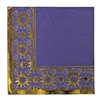 Perfect for morning or evening meals, these richly colored, gold foil embossed napkins will be an appreciated added touch for family and friends.  Sold 16 2-ply napkins per package.  Napkins are 12.88 inches square.