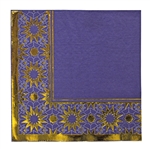 Perfect for morning or evening meals, these richly colored, gold foil embossed napkins will be an appreciated added touch for family and friends.  Sold 16 2-ply napkins per package.  Napkins are 12.88 inches square.