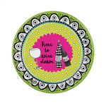 Dolly Mama says - "Time to 'Wine' Down".  Who's going to argue?  A Dolly Mama's theme for your next party is sure to have your guests relaxed and enjoying themselves! Sold 8 - 9 inch plates per package.