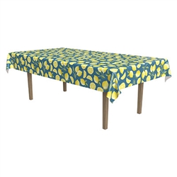 Your table will look sweet with this Lemon Tablecover!
Your table will look sweet with this Lemon Tablecover!
It measures 54 inches by 108 inches long.
Made of plastic, spill resistant, and reusable with care.