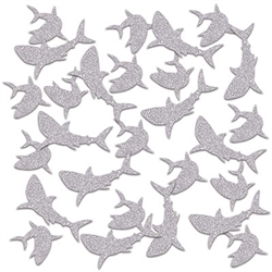 Add sparkle and interest to your Under The Sea or Luau themed celebration with this Shark Deluxe Sparkle Confetti.  Sprinkle over a goodie or gift table, or add to gift bags for a little extra fun.  Also great for DIY and memory books.