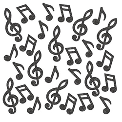 You'll hit just the right note at your next music themed event when you include this Deluxe Musical Note Sparkle Confetti in your decor.  Add it to everything from party invitations to favor bags to tables and place settings.