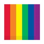 If you're going to go rainbow, go RAINBOW!  Add these Rainbow Luncheon Napkins to your rainbow themed table setting and party decor.  Each package has 16 12,88 x 12.88 inch 2-ply napkins.  Be sure to browse our full line of Rainbow themed tableware.