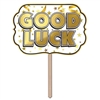 Foil Good Luck Yard Sign