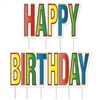 All Weather Jumbo Happy Birthday Yard Sign Set