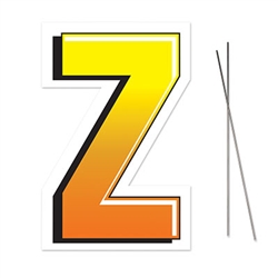 Plastic "Z" Yard Sign