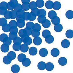 Add an inexpensive pop of color to your party or event decor with this Bulk Tissue Confetti in Blue.  Confetti is 1 inch diameter, each package contains 8.8 ounces.