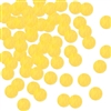 Add an inexpensive pop of color to your party or event decor with this Bulk Tissue Confetti in Yellow.  Confetti is 1 inch diameter, each package contains 8.8 ounces.