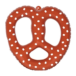 Looking for a fun and reusable addition to your Oktoberfest themed party decorations?  These Inflatable Pretzels add an interesting touch and look great hanging from a ceiling, along a staircase or even outside from a tree branch.