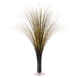 Metallic Spray Centerpiece - Black & Gold