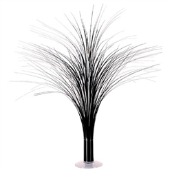 Metallic Spray Centerpiece - Black & Silver