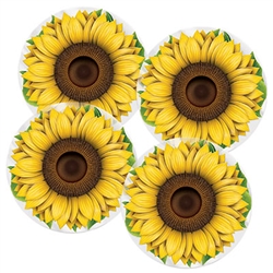 Plastic Sunflower Placemats