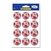 England Soccer Stickers (2 Sheets Per Package)