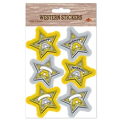 Sheriff Badge Stickers