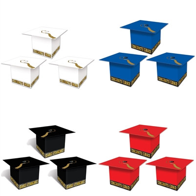Graduation Cap Favor Boxes (Please Select Color)