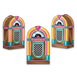 Jukebox Favor Boxes-3 Per Package