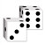 Dice Card Boxes (Two Per Package) are perfect for prize drawings at your next casino night event! Each cardstock box has black dots printed to resemble die. One side has a  pre-cut area to punch out and form a slot to insert tickets.