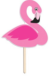 Flamingo Yard Sign