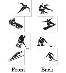 Winter Sports Cutouts