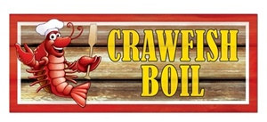 Crawfish Boil Sign
