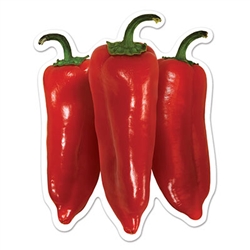 Mini Chili Pepper Cutouts (10 Cutouts Per Package)