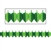 Green Tissue Spring Leaf Garland