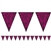 Cerise Zebra Print Pennant Banner