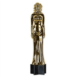 Jointed Awards Night Female Statuette Cutout