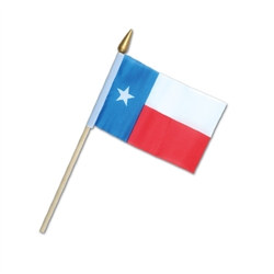 Rayon Texas Flag (4 in x 6 in)