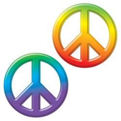 Plastic Peace Sign