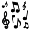 Music Notes Decals (8/pkg)