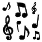 Music Notes Decals