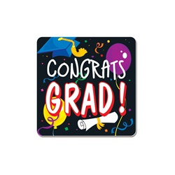 Congrats Grad Coasters (8/pkg)