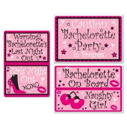 Bachelorette Auto-Clings (5/pkg)