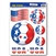 United States Soccer Peel 'N Place (6/Sheet)