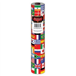 International FlagTable Roll