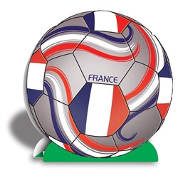 France Soccer 3-D Centerpiece