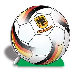 Germany Soccer 3-D Centerpiece