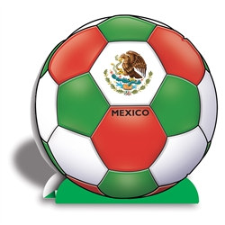 Mexico Soccer 3-D Centerpiece