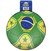 Brasil Soccer Cutout