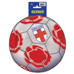 English Soccer Cutout