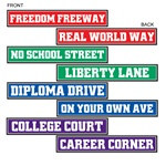 Graduation Street Sign Cutouts (4/pkg)