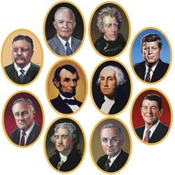 American President Cutouts (10/pkg)