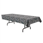 This Stone Wall Tablecover is perfect for medieval or renaissance theme birthday parties. It measures 4 1/2 feet wide by 9 feet long and the awesome design is printed on plastic. Decorate and protect at the same time with this product! One per package.