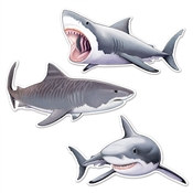 Shark Cutouts (3/Pkg)