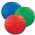 Red, Blue, and Green Paper Lanterns (3/Pkg)