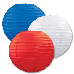 Patriotic Paper Lanterns (3/Pkg)