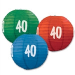 40th Paper Lanterns (3/pkg)