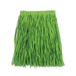 Green Adult Mini Paper Raffia Hula Skirt (1/Pkg)